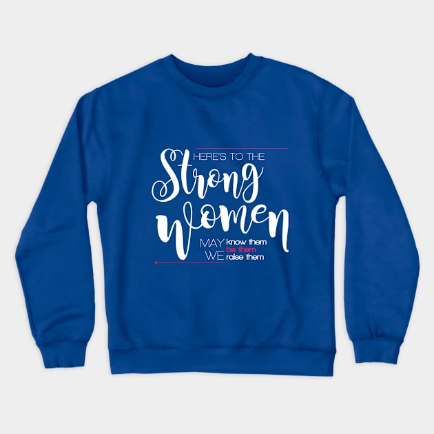 Strong women Crewneck Sweatshirt by Andreaigv